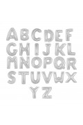 Alphabet Silver Foil Balloon